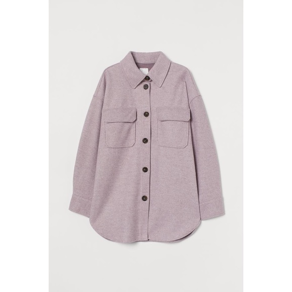 H&M Jackets & Blazers - Jersey shirt jacket